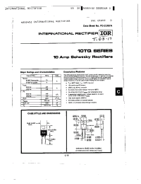 Datasheet 10TQ035 manufacturer IRF